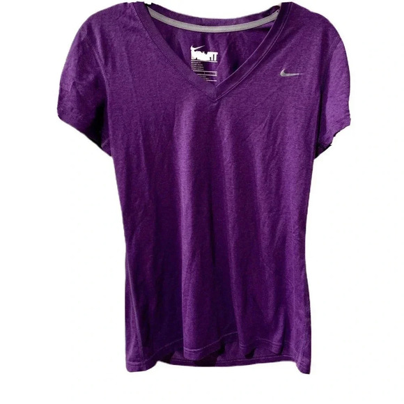 Nike Dri-Fit Women's Small Shirt V-Neck - Picture 1 of 3